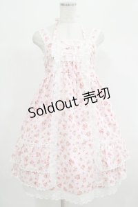 BABY,THE STARS SHINE BRIGHT / ロココローズ柄ベビードールジャンパースカート Free ピンク H-25-07-19-1012-BA-OP-NS-ZH
