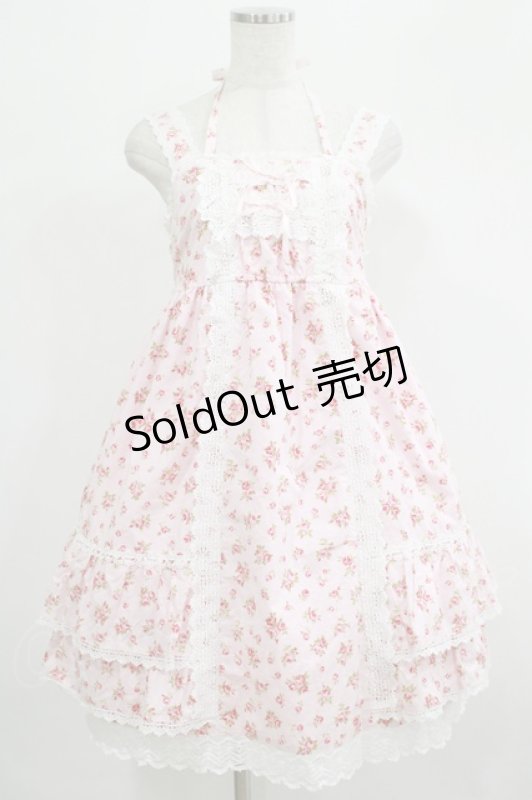 画像1: BABY,THE STARS SHINE BRIGHT / ロココローズ柄ベビードールジャンパースカート Free ピンク H-25-07-19-1012-BA-OP-NS-ZH (1)