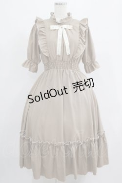 画像1: m petit by misako / NINA'SコラボAMハイショクメローワンピース S ベージュ H-25-07-19-1014-LO-OP-NS-ZH
