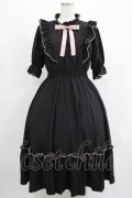 m petit by misako / NINA'SコラボAMハイショクメローワンピース S ブラック H-25-07-19-1018-LO-OP-NS-ZH