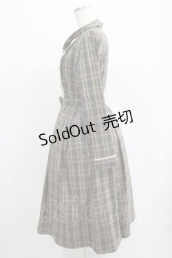 画像2: Fi.n.t / ヨーク切替ボウタイチェックワンピース Free GREEN×WH H-25-07-19-1019-CA-OP-NS-ZH