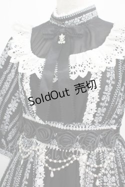 画像5: ALICE and the PIRATES / 〜Eden〜漆黒の薔薇と光の雫カラミドビーロングワンピース Free ブラック H-25-07-19-1002-PA-OP-NS-ZH