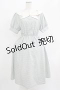 Fi.n.t / バックルタイ使いチェック柄ワンピース Free GREEN×WH H-25-07-19-1020-CA-OP-NS-ZH