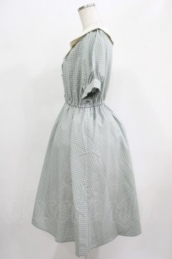 画像2: Fi.n.t / バックルタイ使いチェック柄ワンピース Free GREEN×WH H-25-07-19-1020-CA-OP-NS-ZH
