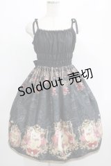 Enchantlic Enchantilly / Queen Cat〜トランプの国〜ジャンパースカート Free ブラック H-25-07-19-1003-LO-OP-NS-ZH