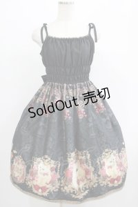 Enchantlic Enchantilly / Queen Cat〜トランプの国〜ジャンパースカート Free ブラック H-25-07-19-1003-LO-OP-NS-ZH