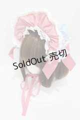 BABY,THE STARS SHINE BRIGHT / Mignonette Fleurieフリルヘッドドレス  ローズピンク H-25-07-19-010-BA-AC-NS-ZH