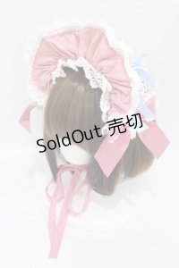 BABY,THE STARS SHINE BRIGHT / Mignonette Fleurieフリルヘッドドレス  ローズピンク H-25-07-19-010-BA-AC-NS-ZH