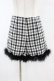画像1: epine / check tweed fur short pants M black H-25-07-19-016-0-PA-NS-ZH (1)