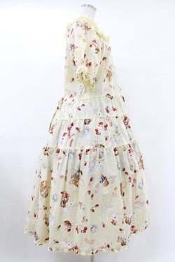 画像3: PINK HOUSE / スイーツスプリングバニープリントミディワンピース Free イエロー H-25-07-19-019-LO-OP-NS-ZH