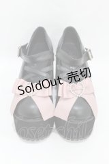 Ank Rouge / ハートリボン厚底シューズ M ブラック H-25-07-19-002-CA-SH-NS-ZH