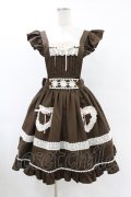BABY,THE STARS SHINE BRIGHT / BABY?petite p?tissi?reエプロンスカート Free ブラウン H-25-07-19-020-BA-SK-NS-ZH