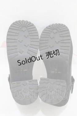 画像3: Ank Rouge / ハートリボン厚底シューズ M ブラック H-25-07-19-002-CA-SH-NS-ZH