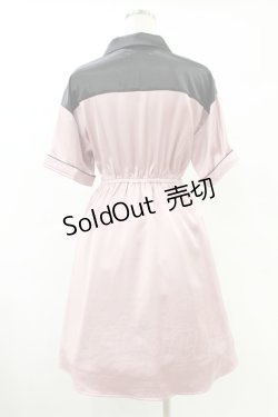 画像2: Ank Rouge / ボウリングシャツワンピース M ピンク H-25-07-19-028-CA-OP-NS-ZH