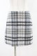 画像1: epine / tweed check mini skirt M ice blue H-25-07-19-036-0-SK-NS-ZH (1)