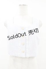 Ank Rouge / ファンシーツイードビスチェ M パープル H-25-07-19-039-CA-TO-NS-ZH