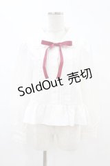 Cherirulu Chocola / MYリボンマルエリブラウス L オフ H-25-07-19-040-0-BL-NS-ZH