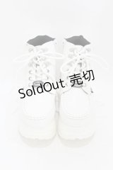 YOSUKE / 厚底スニーカー 23.0 白 H-25-07-20-001-PU-SH-KB-ZH