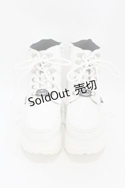 画像1: YOSUKE / 厚底スニーカー 23.0 白 H-25-07-20-001-PU-SH-KB-ZH