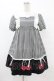 画像1: Candy Stripper / GINGHAM CHERRY ONE-PIECE 2 ブラック H-25-07-20-032-PU-OP-KB-ZH (1)