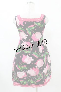 画像2: 【SALE】MILK / シャドウチューリップワンピース  ブラック H-25-12-15-1035-ML-OP-KB-ZT050