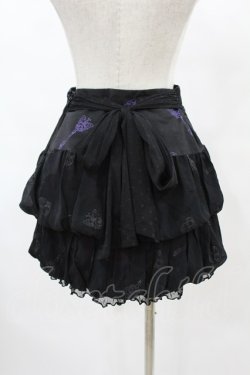 画像2: h.Jelly HONEY / Keyプリントバルーンスカート  黒 H-25-07-20-044-HN-SK-KB-ZH