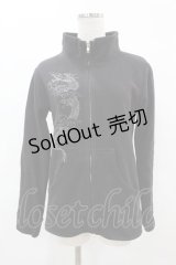 gouk / ZIPブルゾンカーデ  黒 H-25-07-20-055-GO-TO-KB-ZH