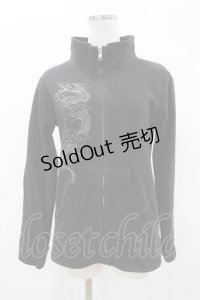 gouk / ZIPブルゾンカーデ  黒 H-25-07-20-055-GO-TO-KB-ZH