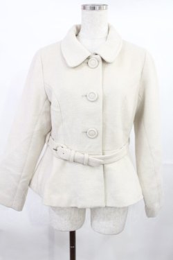 画像1: an another angelus / ペプラムショートコート Free L/BEIGE H-25-07-20-1030-CA-CO-NS-ZH