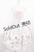 metamorphose / Lace up doll ハイウエストジャンパースカート Free グレー H-25-07-20-1003-ME-OP-NS-ZH