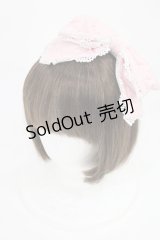 metamorphose / パール付サイドリボンカチューシャ  ピンク H-25-07-20-1041-ME-AC-NS-ZH