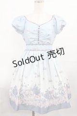 Secret Honey / ローズ柄ワンピース（眠れる森の美女ver.） Free サックス H-25-07-20-1011-CA-OP-NS-ZH
