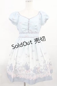 Secret Honey / ローズ柄ワンピース（眠れる森の美女ver.） Free サックス H-25-07-20-1011-CA-OP-NS-ZH