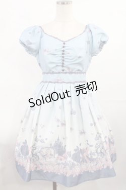 画像1: Secret Honey / ローズ柄ワンピース（眠れる森の美女ver.） Free サックス H-25-07-20-1011-CA-OP-NS-ZH