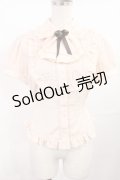 Innocent World / 丸衿ツインレースアップブラウス M ピンク H-25-07-20-1017-IW-BL-NS-ZH