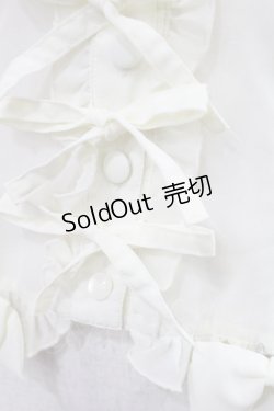 画像4: metamorphose / シフォンフリルブラウス Free アイボリー H-25-07-20-1021-ME-BL-NS-ZH