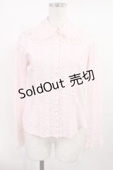 Angelic Pretty / ストライプリボン2段レースブラウス Free ピンク H-25-07-20-1025-AP-BL-NS-ZH