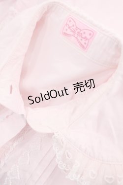 画像3: Angelic Pretty / ストライプリボン2段レースブラウス Free ピンク H-25-07-20-1025-AP-BL-NS-ZH