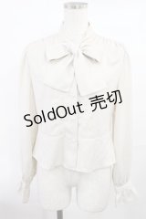 an another angelus / パールビーズ釦ボウタイブラウス Free IVORY H-25-07-20-1027-CA-BL-NS-ZH
