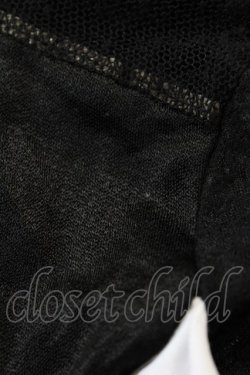 画像5: NiNE. / 異素材切替フリルボレロ  黒×白 H-25-07-20-010-PU-TO-KB-ZH