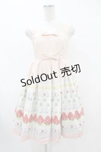Emily Temple cute / デコレーションケーキノースリーブワンピース  ピンク H-25-07-20-023-ET-OP-KB-ZH