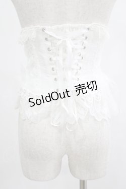 画像3: ALICE and the PIRATES / Betrayals〜薔薇の思惑〜コルセット Free オフ白 H-25-07-21-037-PA-ZA-NS-ZH