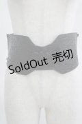 axes femme / チャイナボタン太ゴムベルト  ブラック H-25-07-21-038-AX-ZA-NS-ZH