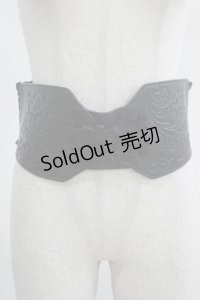 axes femme / チャイナボタン太ゴムベルト  ブラック H-25-07-21-038-AX-ZA-NS-ZH