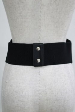 画像2: axes femme / 刺繍入りコルセットベルト Free ブラック H-25-07-21-039-AX-ZA-NS-ZH