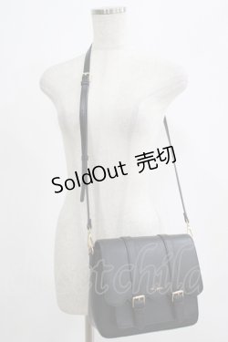 画像1: m petit by misako / スカラップショルダーバッグ  ブラック H-25-07-21-043-LO-BG-NS-ZH