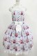 画像1: metamorphose / Disney Alice in Wonderlandジャンパースカートセット サイズ1（通常サイズ） サックス H-25-07-21-004-ME-OP-NS-ZH (1)