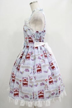 画像2: metamorphose / Disney Alice in Wonderlandジャンパースカートセット サイズ1（通常サイズ） サックス H-25-07-21-004-ME-OP-NS-ZH