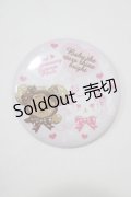 BABY,THE STARS SHINE BRIGHT / 名古屋パルコ2nd Anniversary限定缶バッジ  ピンク H-25-07-21-053-BA-ZA-NS-ZH