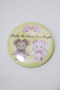 BABY,THE STARS SHINE BRIGHT / くみゃちゃんのリボンとレース缶バッジ  レモン H-25-07-21-054-BA-AC-NS-ZH